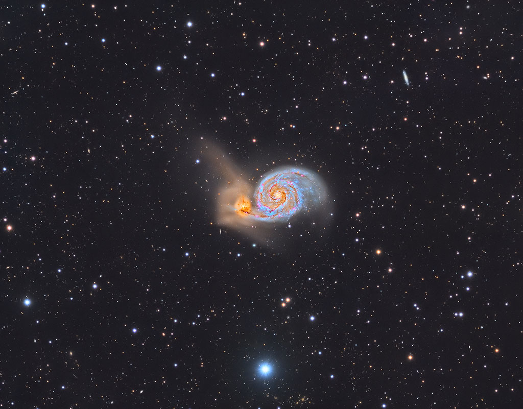 M51, Wirlpool Galaxy, aipastroimaging, aip