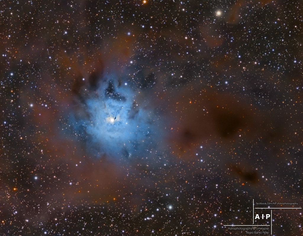 NGC7023, iris nebula, aipastroimaging