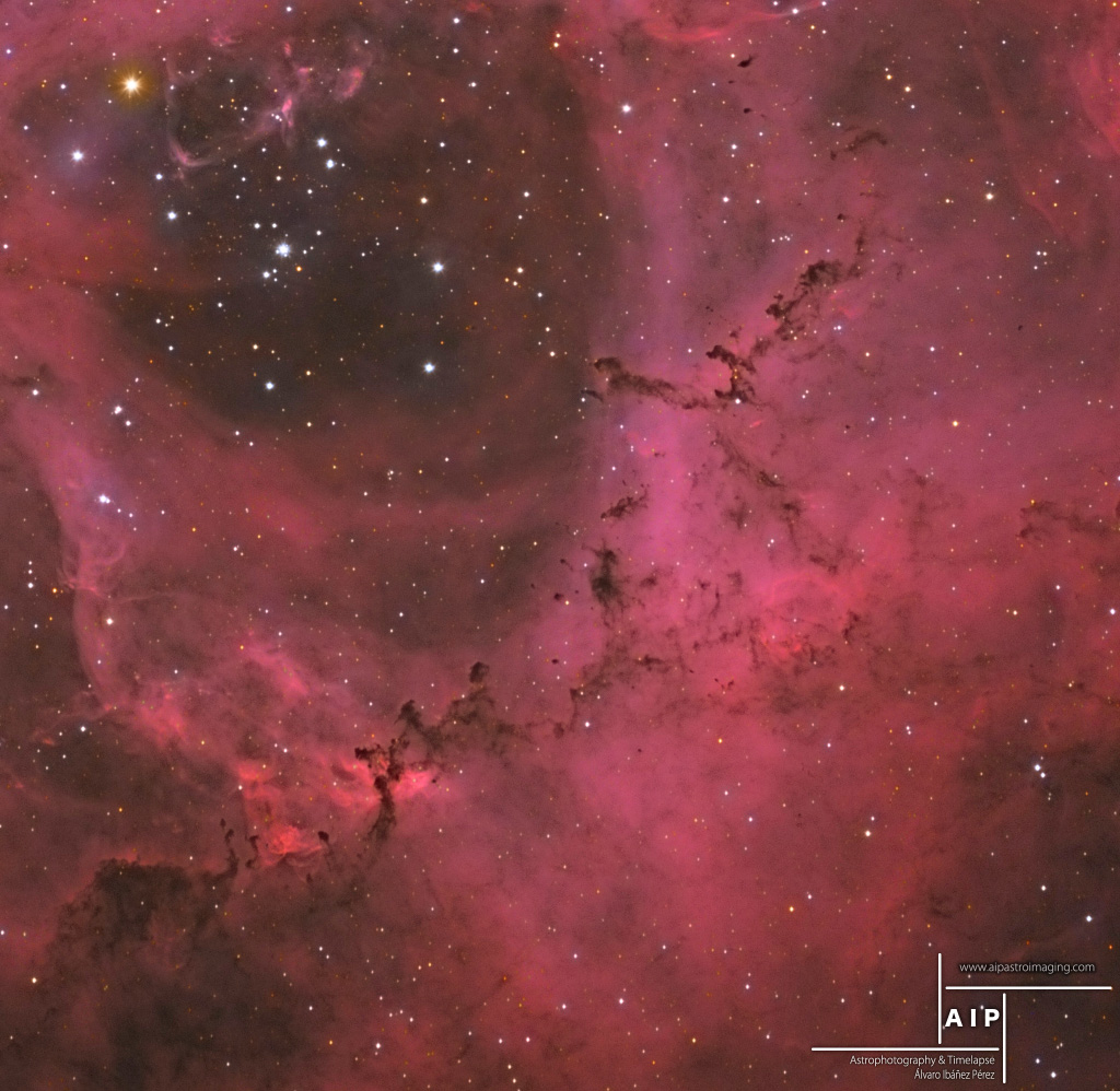 nebulosa roseta, rosette, aipastroimaging