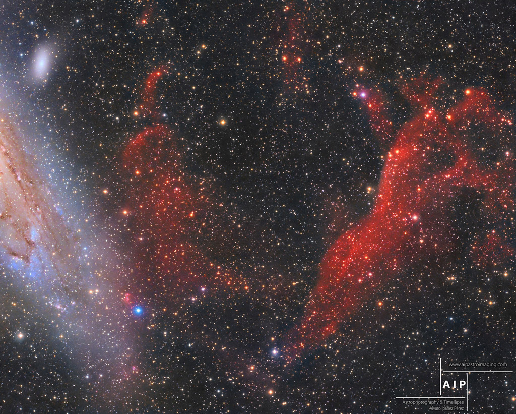 M31 andromeda clouds nubes
